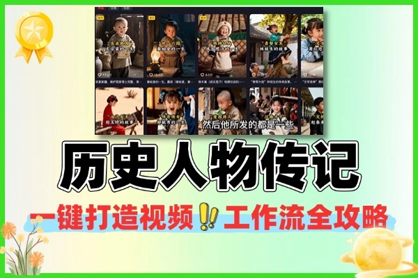 AI风口来袭：零基础一键打造历史人物传记视频全攻略